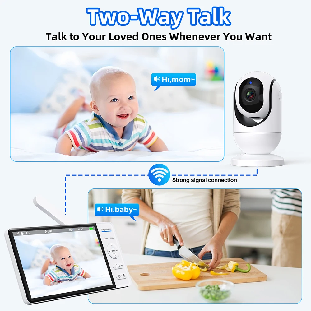 7.0'' Video Baby Monitor 720P  - Home Cinema Wireless review and price