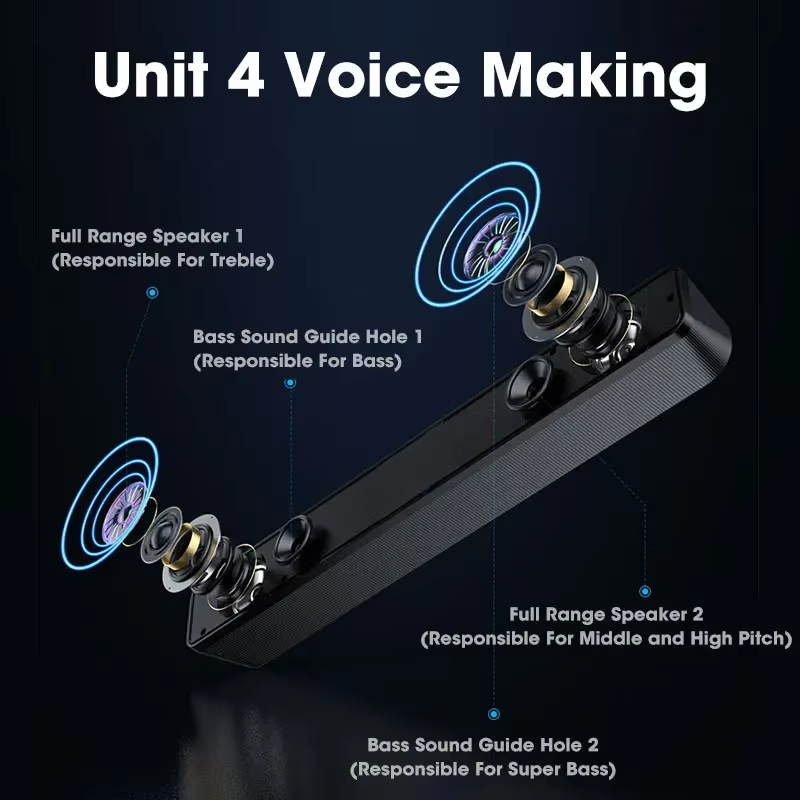 Bluetooth Soundbar for TV Comp - Home Cinema Wireless review and price