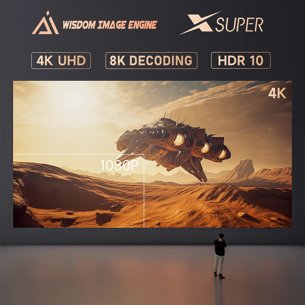 Dangbei F6 DLP 4K Projector Hi - Audio Home Cinema review and price